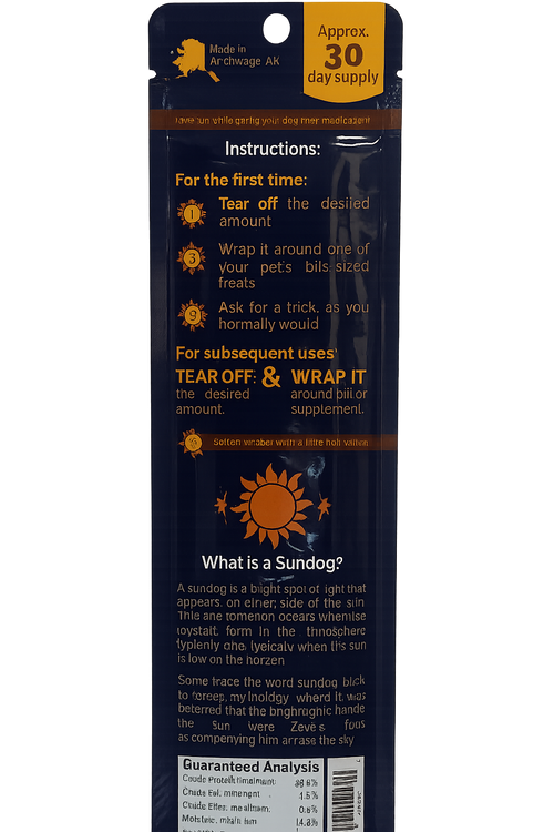 Beef Pumpkin and Honey Pill Wrap